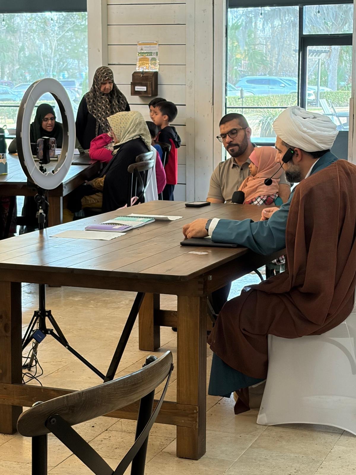 Community session at Illuminating Hearts Institute